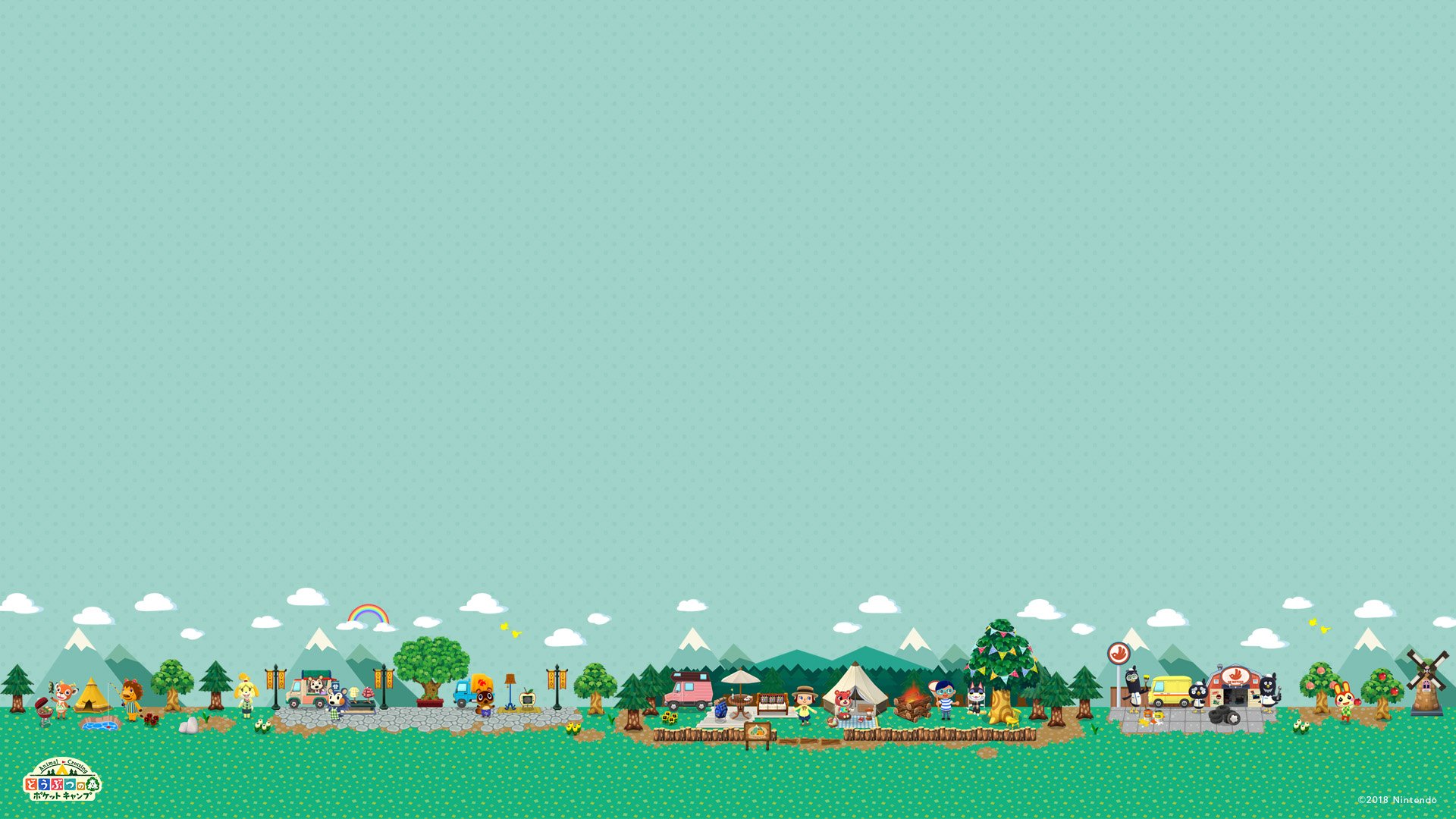 animal crossing wallpaper