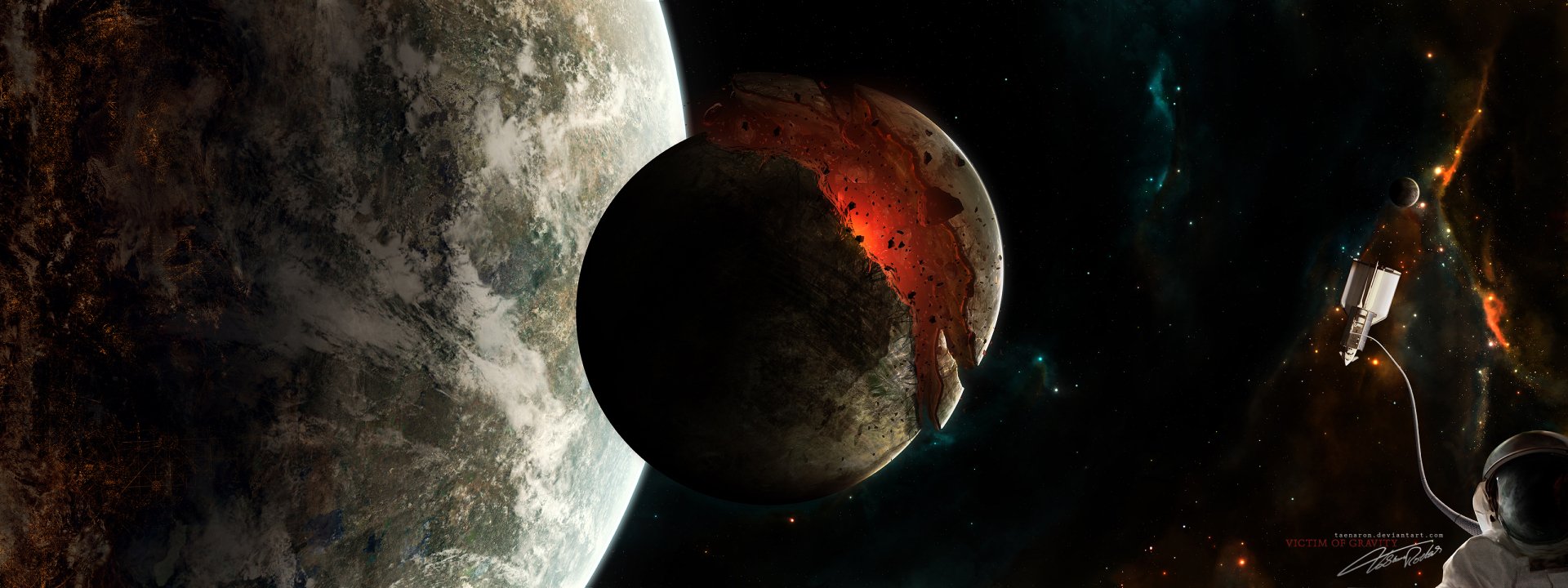 Download Astronaut Sci Fi Planet HD Wallpaper by Tobias Roetsch ...