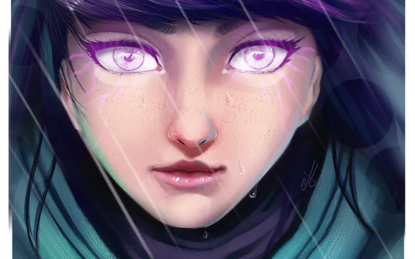 Hinata Hyuga Anime Naruto Byakugan (Naruto) HD Desktop Wallpaper | Background Image