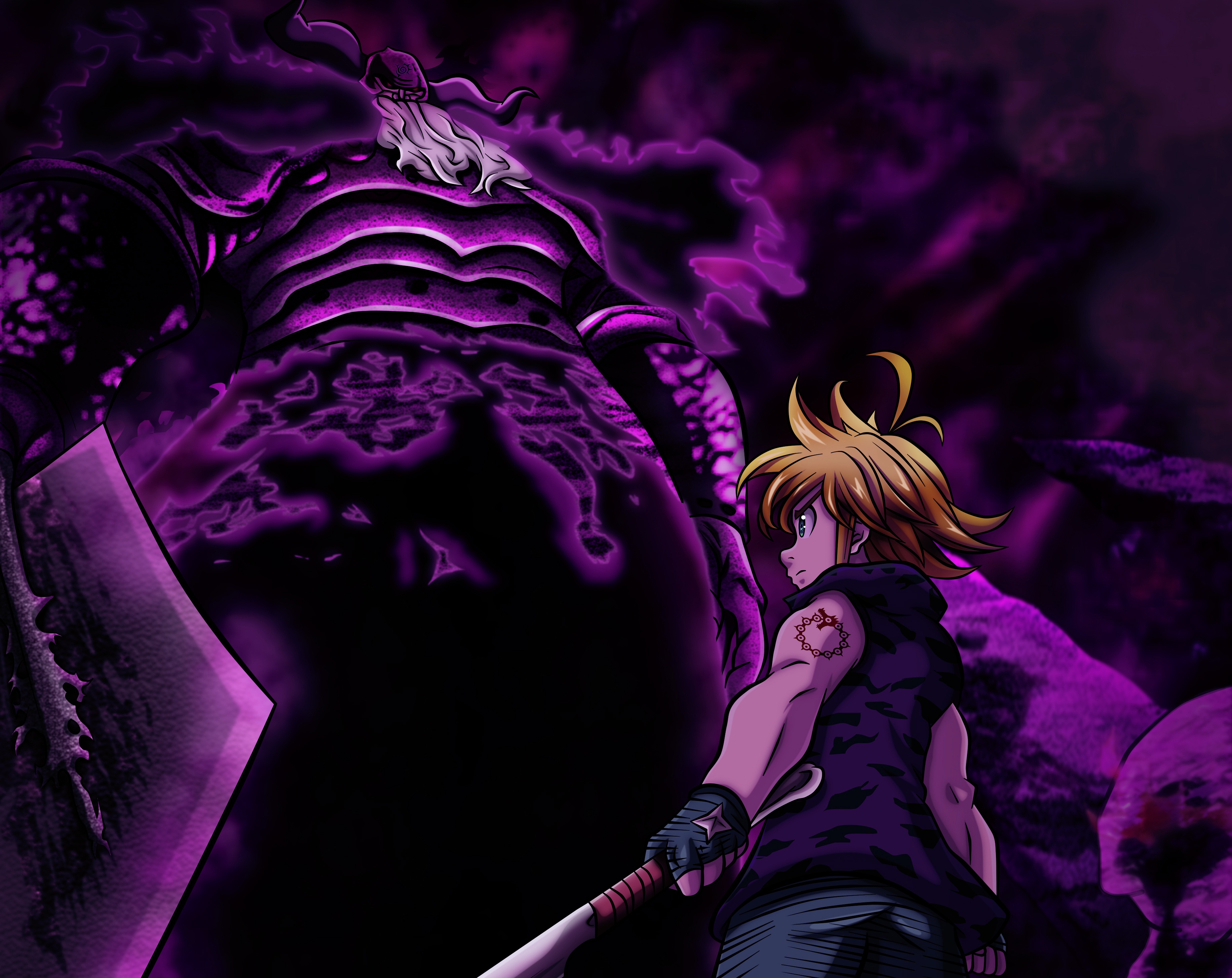 king demon icon  Nanatsu no taizai mangá, Nanatsu, Deidara wallpaper