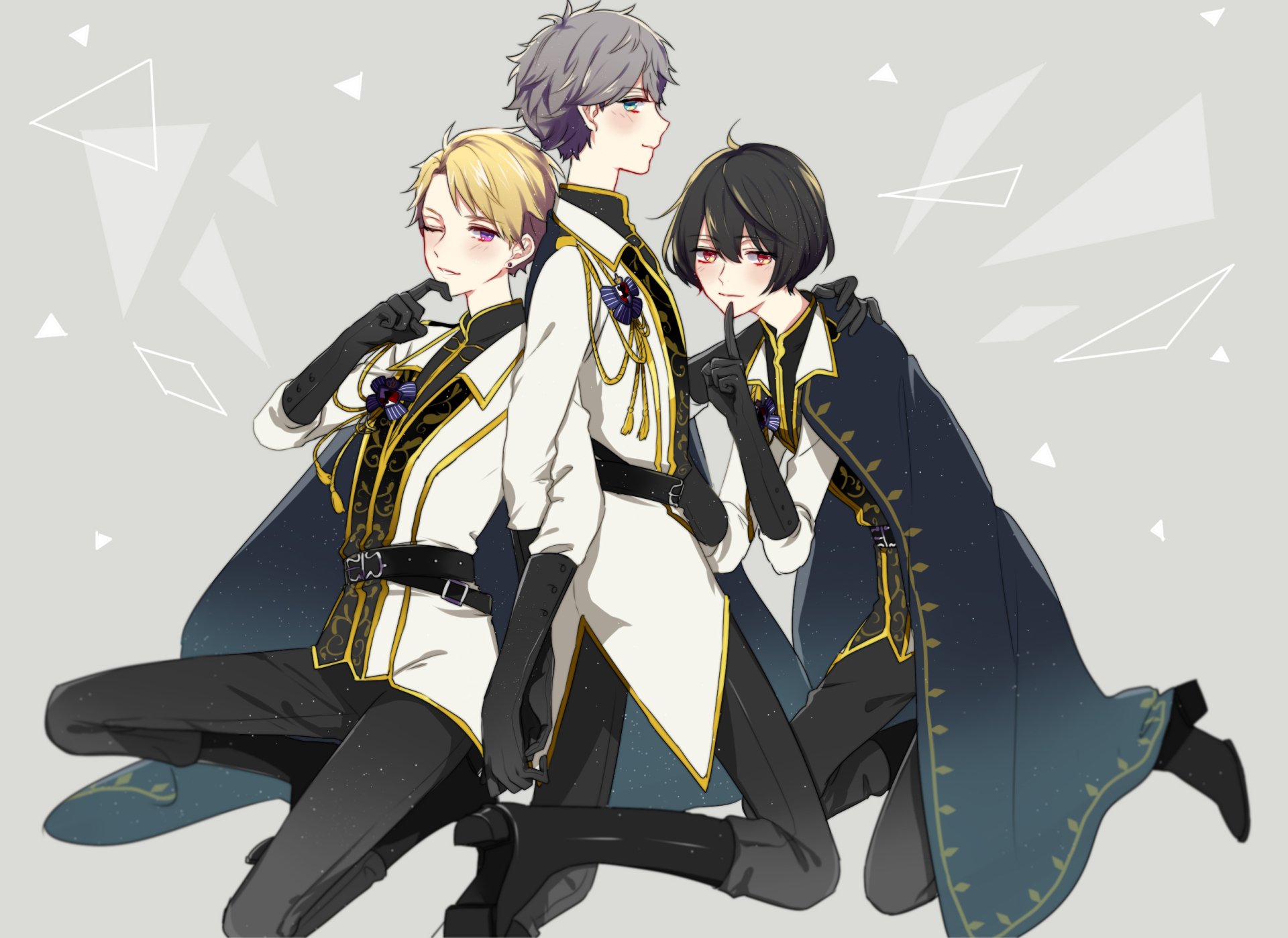 Download Izumi Sena Ritsu Sakuma Arashi Narukami Ensemble Stars! Video Game HD Wallpaper