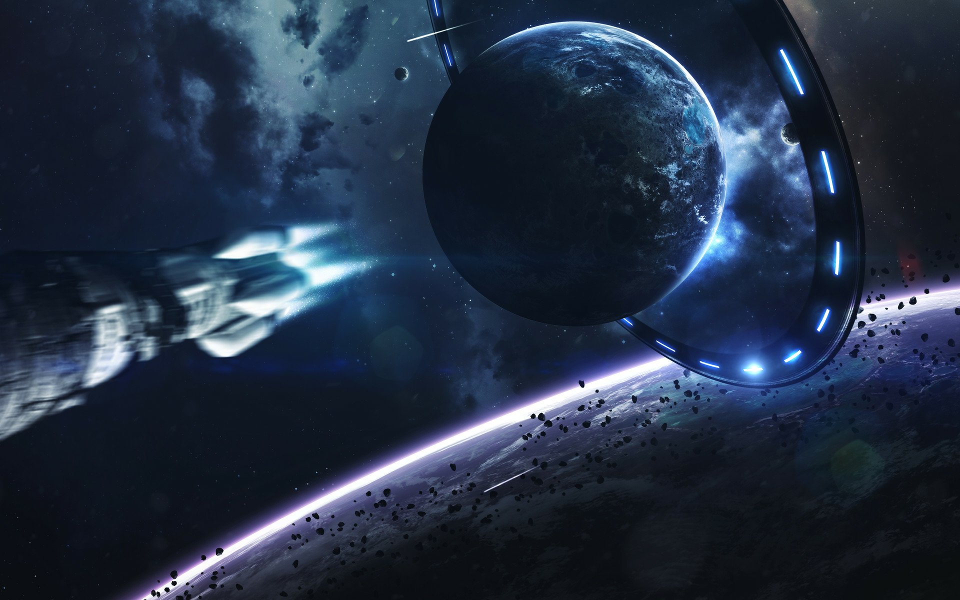 Sci Fi Planet HD Wallpaper by Vadim Sadovski