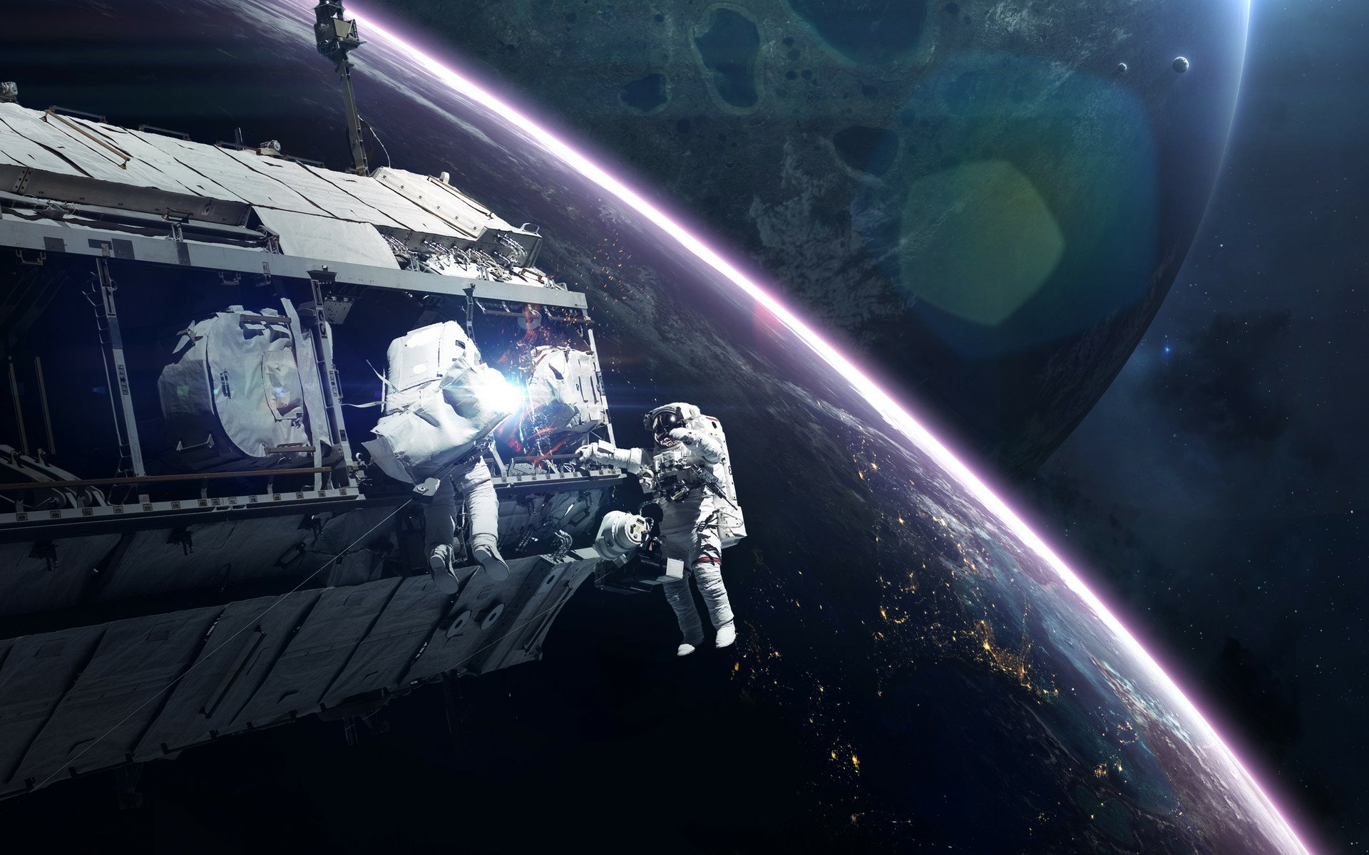 Download Sci Fi Astronaut HD Wallpaper by Vadim Sadovski | 1920x1200 ...