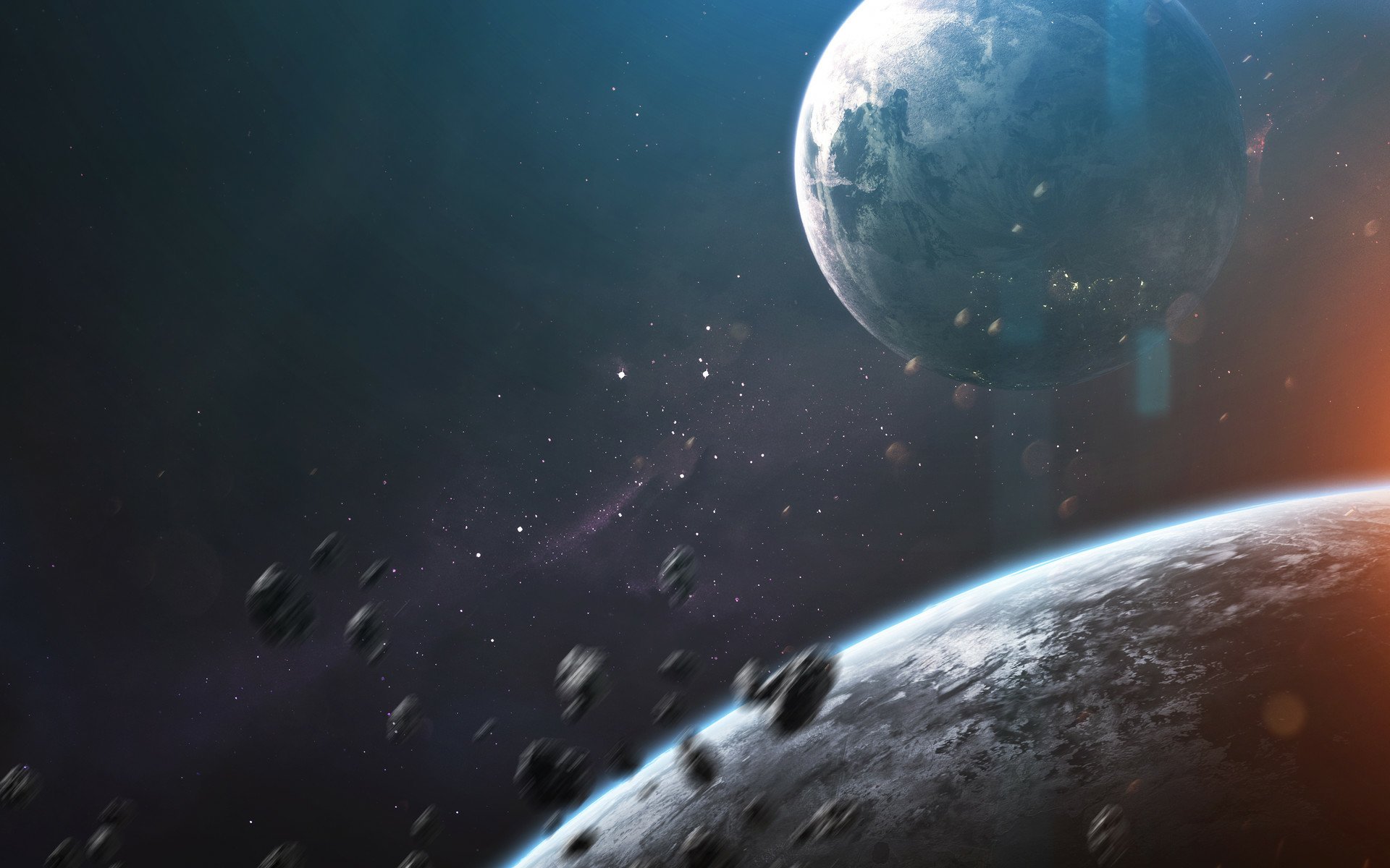 Download Sci Fi Planet HD Wallpaper by Vadim Sadovski