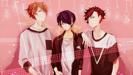 Midori Takamine Shinobu Sengoku Tetora Nagumo Ensemble Stars! video game HD Desktop Wallpaper | Background Image