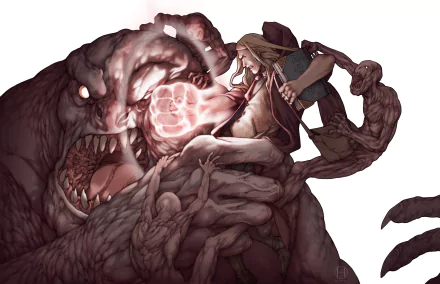 fantasy battle HD Desktop Wallpaper | Background Image