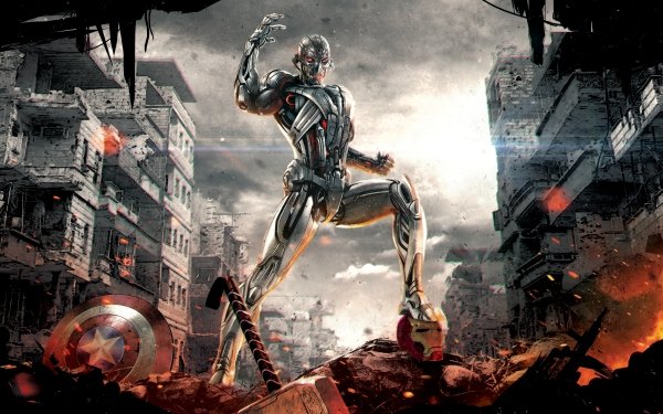 Movie Avengers: Age of Ultron The Avengers Ultron Mjölnir HD Wallpaper | Background Image