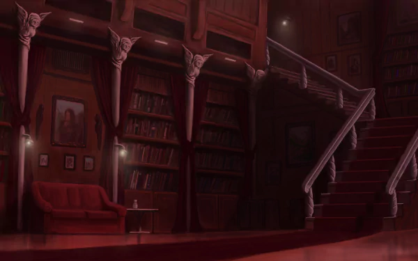 library artistic room HD Desktop Wallpaper | Background Image