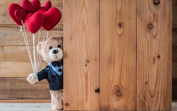 Man Made Stuffed Animal Teddy Bear Heart HD Wallpaper | Background Image