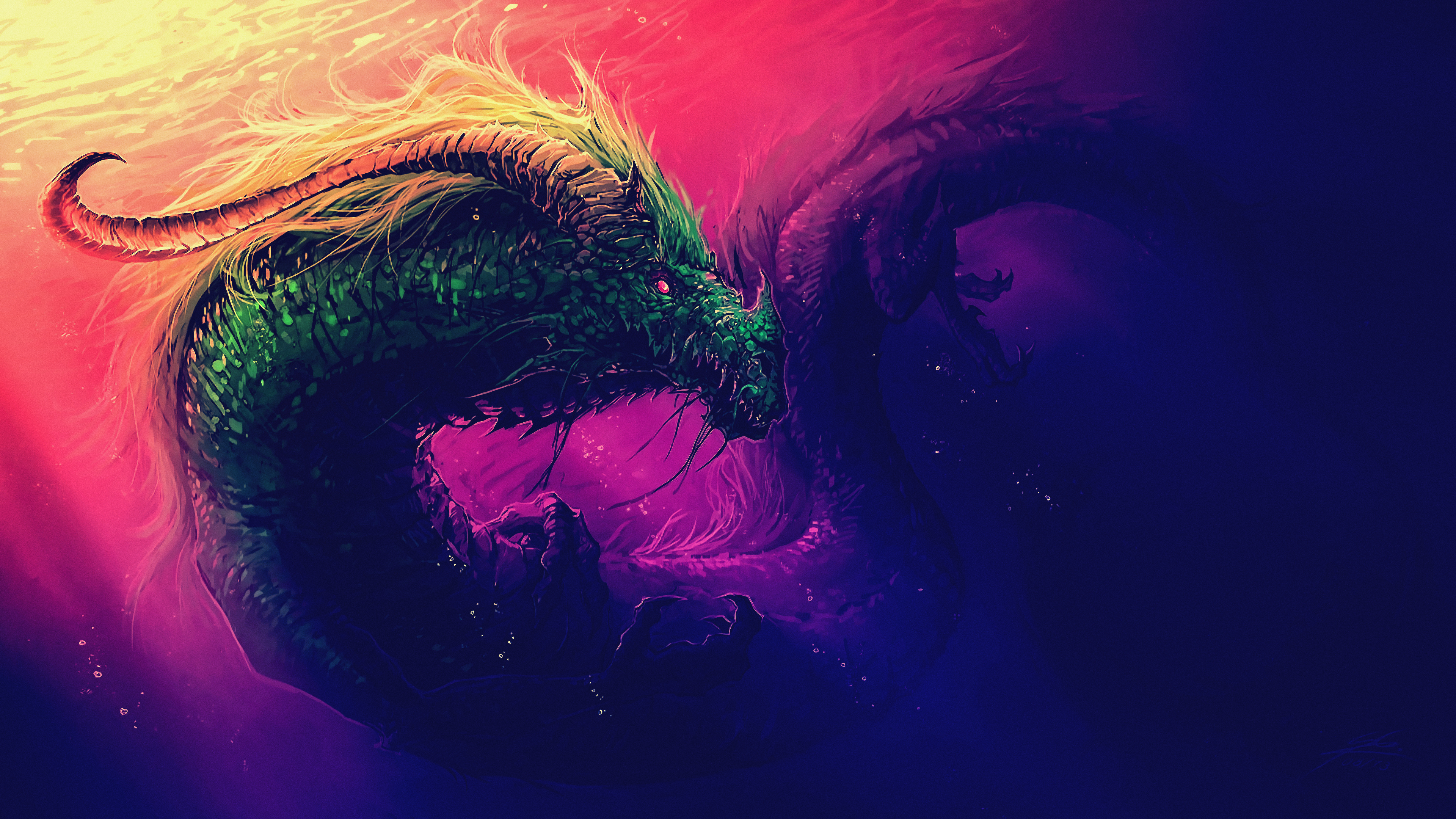 Fantasy Dragon 4k Ultra HD Wallpaper