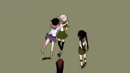 Anime School-Live! HD Desktop Wallpaper | Background Image