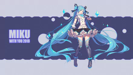 Hatsune Miku Anime Vocaloid HD Desktop Wallpaper | Background Image