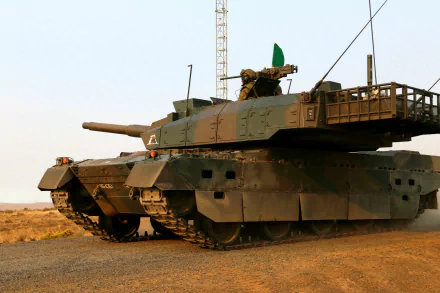 Japanese Ground Self Defense Force tank Mitsubishi Heavy Industries military Type 10 Hitomaru HD Desktop Wallpaper | Background Image