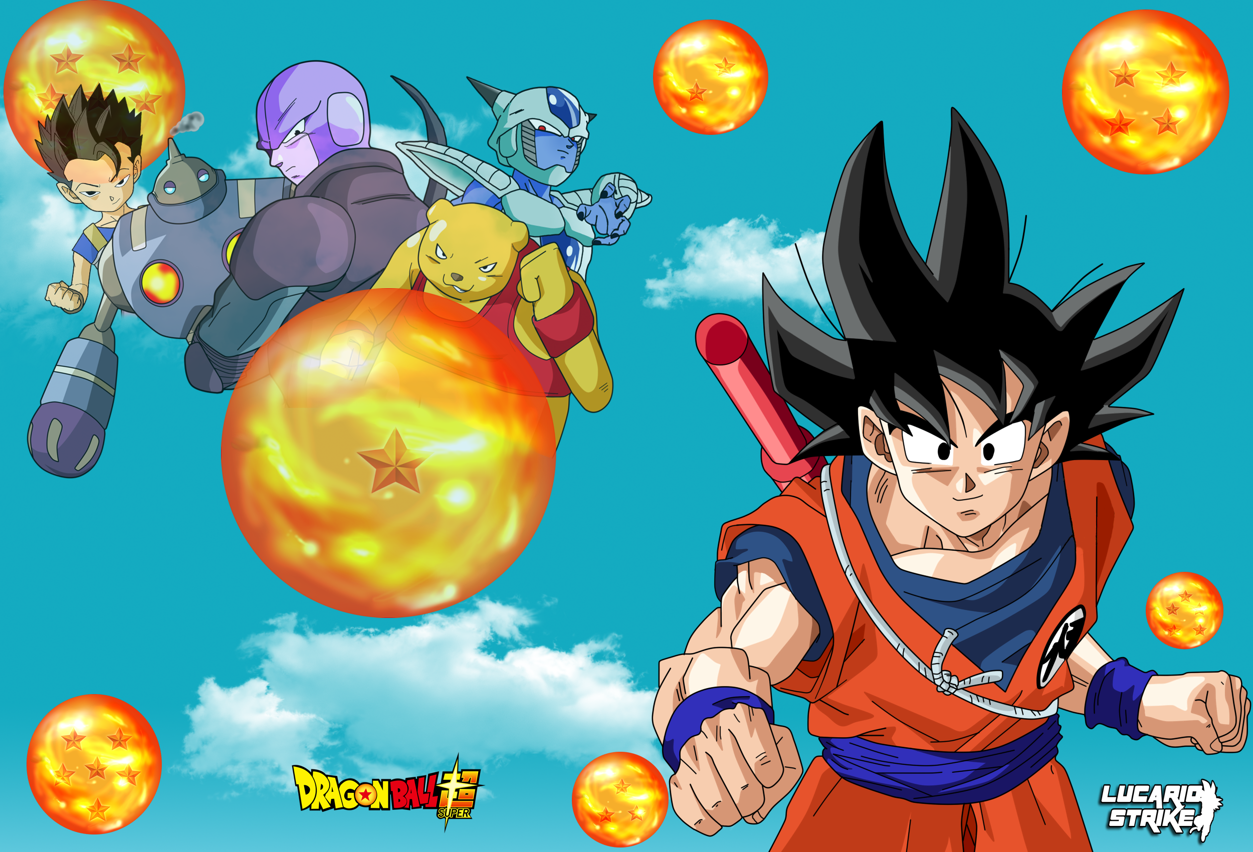 Anime Dragon Ball Super HD Wallpaper by lucario-strike