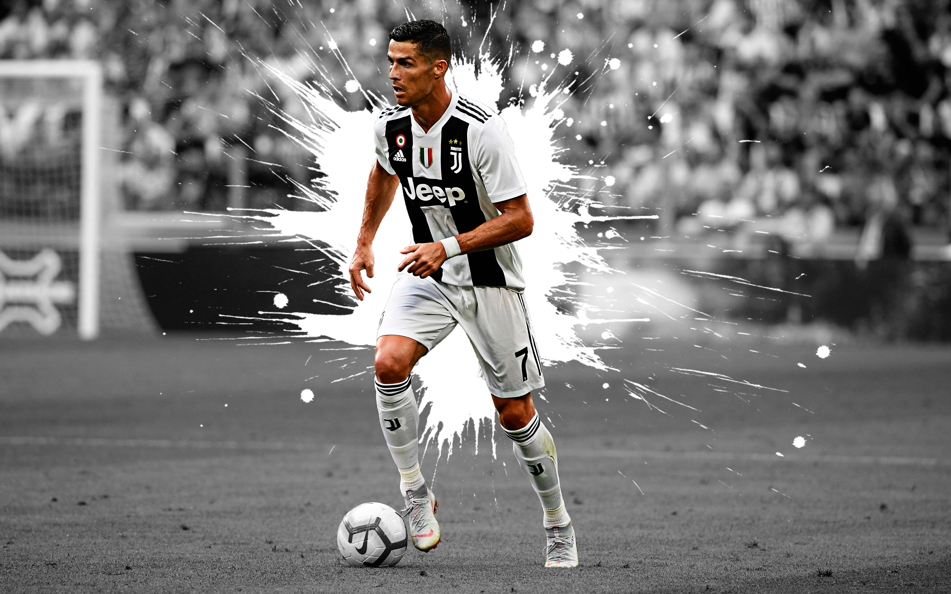 Cristiano Ronaldo Juventus 4k Ultra Hd Wallpaper Background