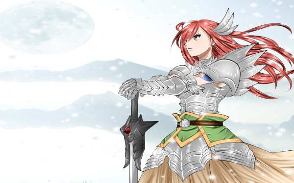 Anime Fairy Tail Erza Scarlet HD Wallpaper | Background Image