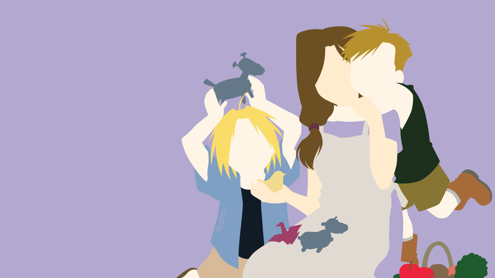 Download Trisha Elric Edward Elric Alphonse Elric Anime Fullmetal Alchemist HD Wallpaper by matsumayu