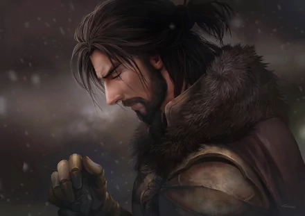 beard fantasy men HD Desktop Wallpaper | Background Image