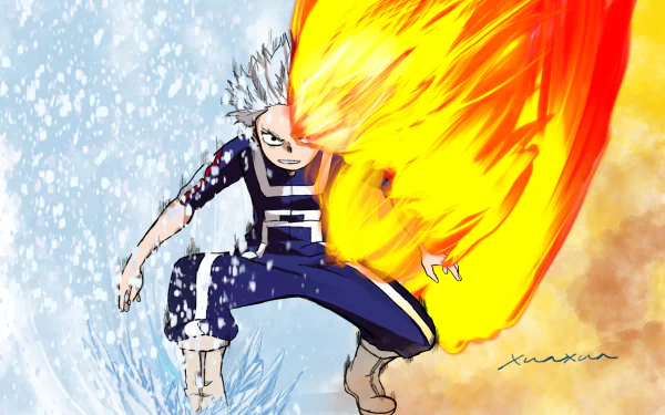 Shoto Todoroki Anime My Hero Academia HD Desktop Wallpaper | Background Image