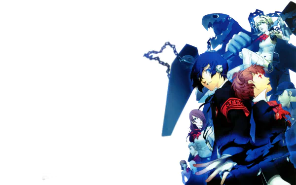 Thanatos (Persona) Akihiko Sanada Mitsuru Kirijo Yukari Takeba Minato Arisato Aigis (Persona) video game Persona 3 Portable HD Desktop Wallpaper | Background Image