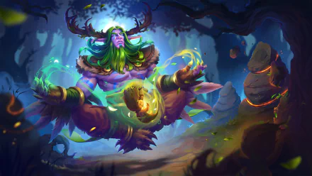Malfurion Stormrage video game World of Warcraft HD Desktop Wallpaper | Background Image