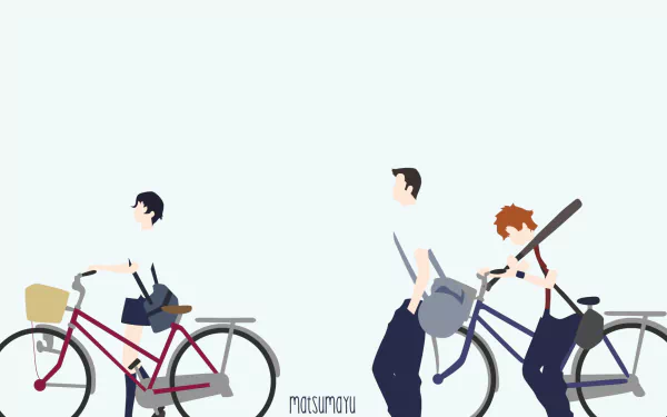 Chiaki Mamiya Makoto Konno Kousuke Tsuda Anime The Girl Who Leapt Through Time HD Desktop Wallpaper | Background Image