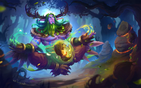 Malfurion Stormrage video game World of Warcraft HD Desktop Wallpaper | Background Image