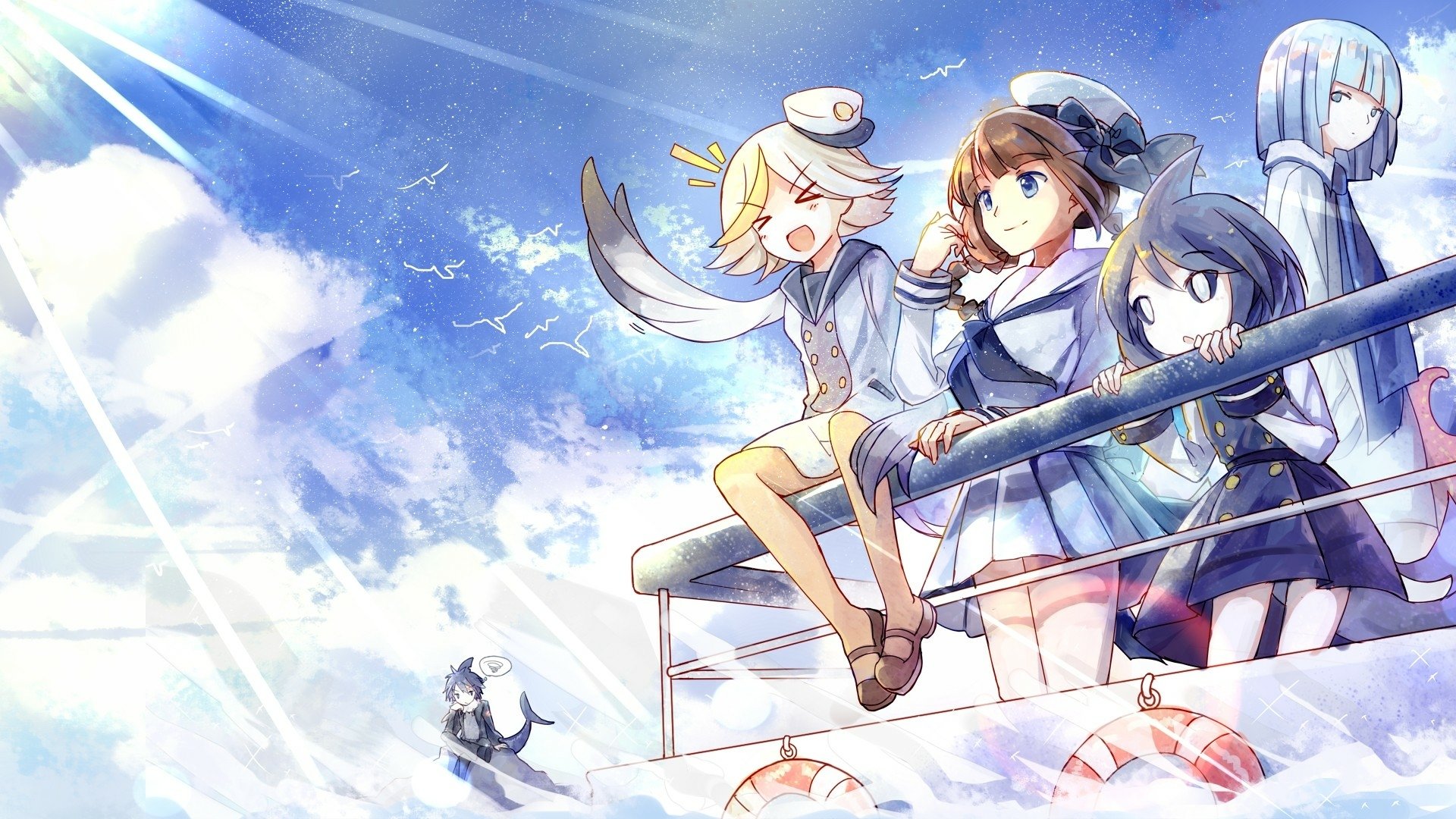 Download Video Game Wadanohara And The Great Blue Sea HD Wallpaper by Bison倉鼠