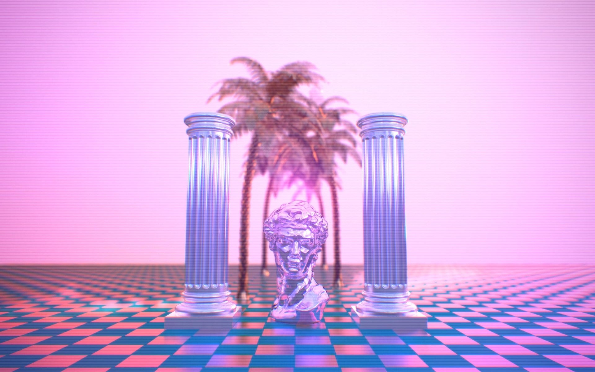 Vaporwave Aesthetic HD Wallpaper