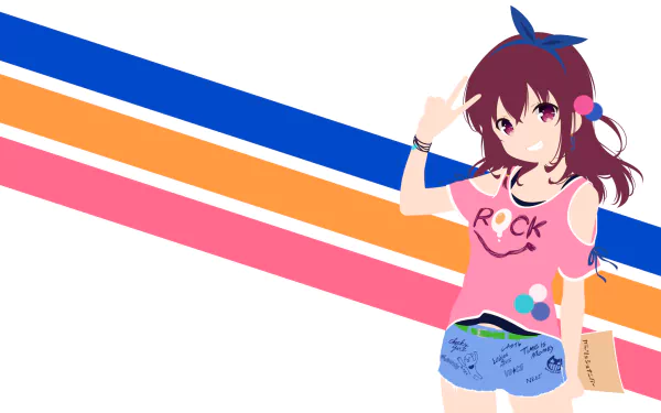 Chitose Karasuma Anime Girlish Number HD Desktop Wallpaper | Background Image