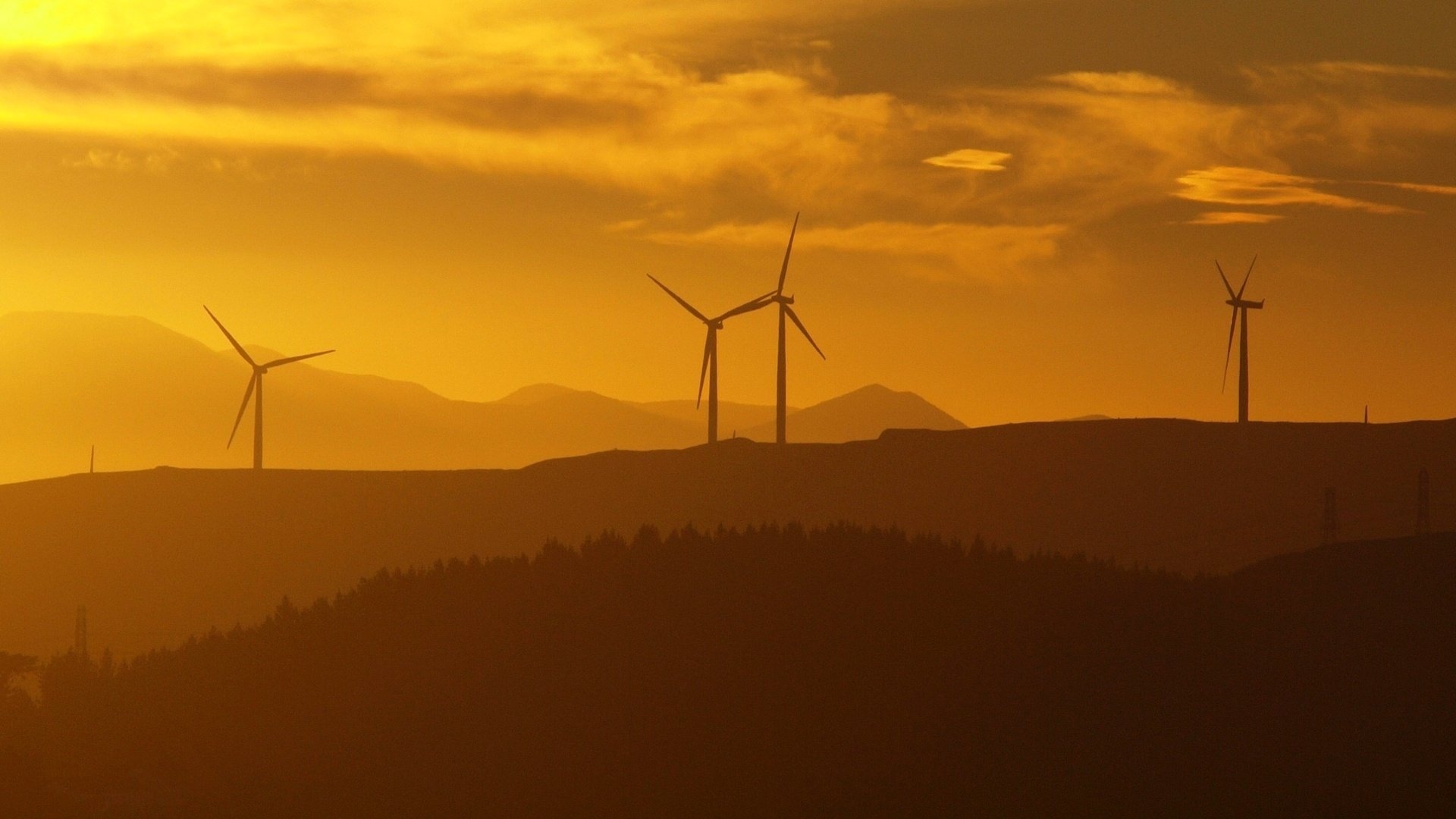 Download Man Made Wind Turbine HD Wallpaper