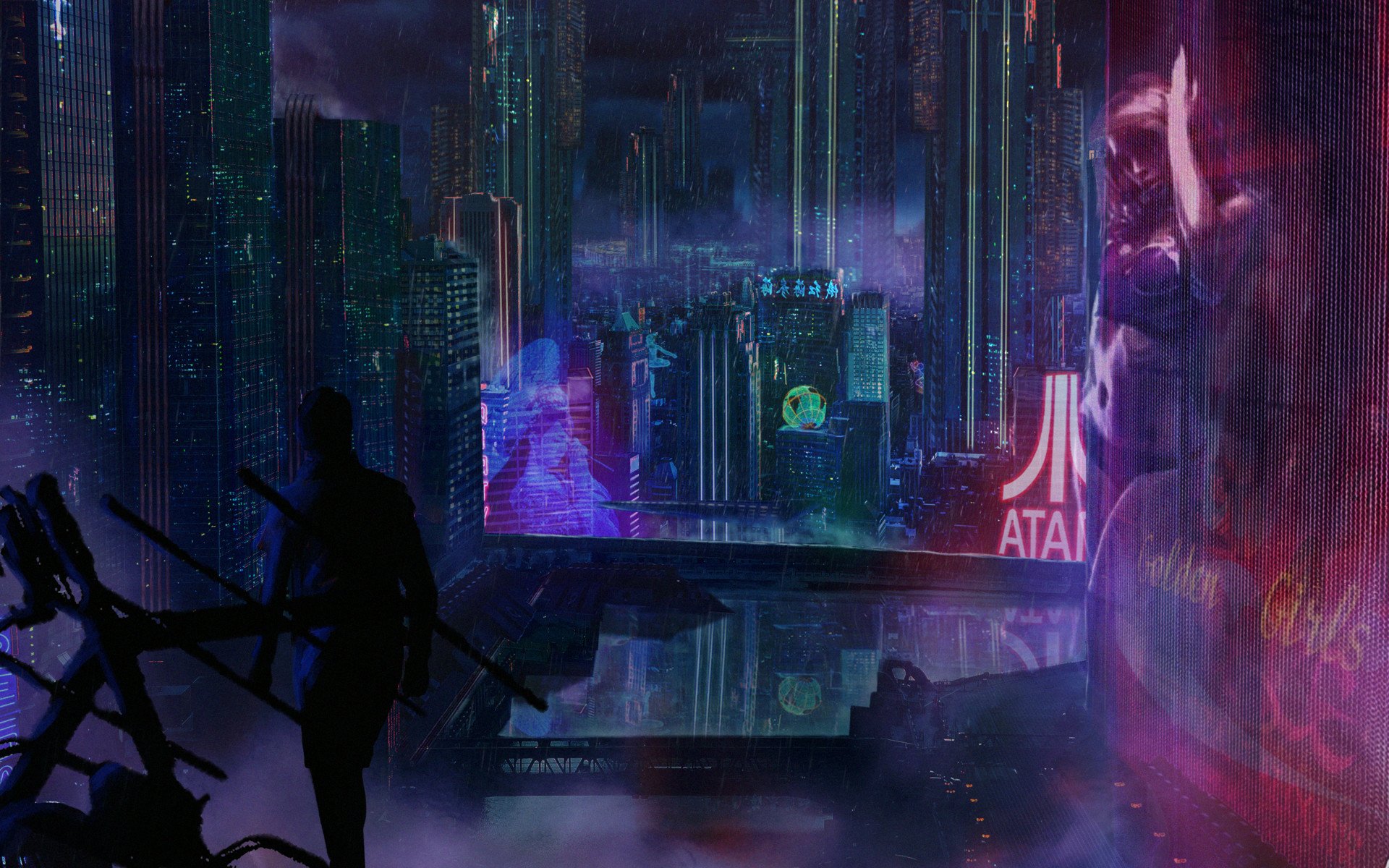Cyberpunk Hd Wallpaper Background Image 19x10 Id Wallpaper Abyss