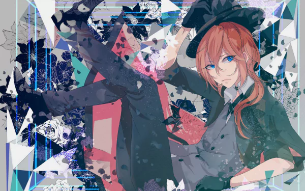 Chuya Nakahara Anime Bungou Stray Dogs HD Desktop Wallpaper | Background Image