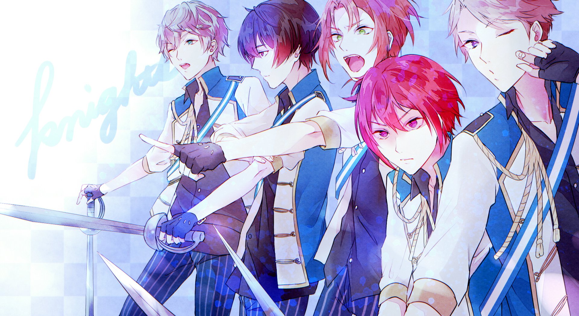 Download Tsukasa Suou Ritsu Sakuma Leo Tsukinaga Izumi Sena Arashi Narukami Video Game Ensemble Stars! HD Wallpaper