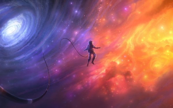 Sci Fi Astronaut Space Nebula HD Wallpaper | Background Image