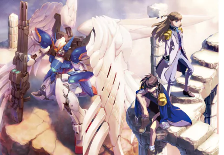 Anime Mobile Suit Gundam Wing HD Desktop Wallpaper | Background Image
