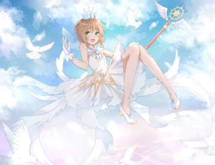 Sakura Kinomoto Anime Cardcaptor Sakura HD Desktop Wallpaper | Background Image
