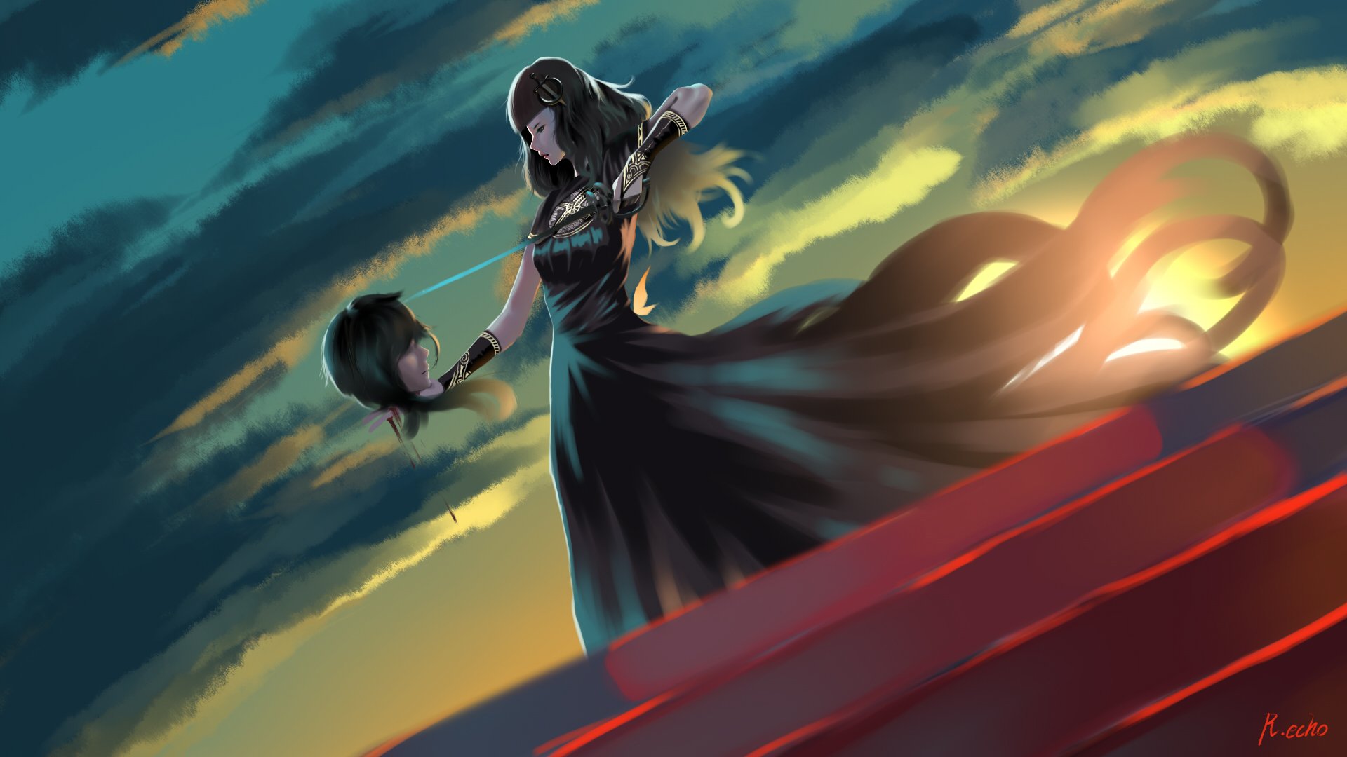 Download Anime Original HD Wallpaper by Recho