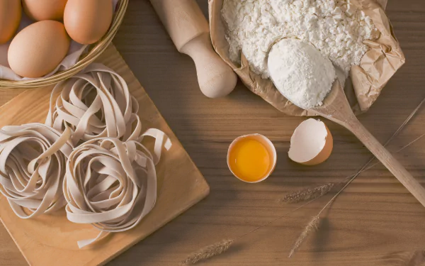 flour egg still life food pasta HD Desktop Wallpaper | Background Image
