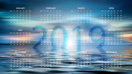  2019 Calendar, HD Wallpaper by Gerd Altmann