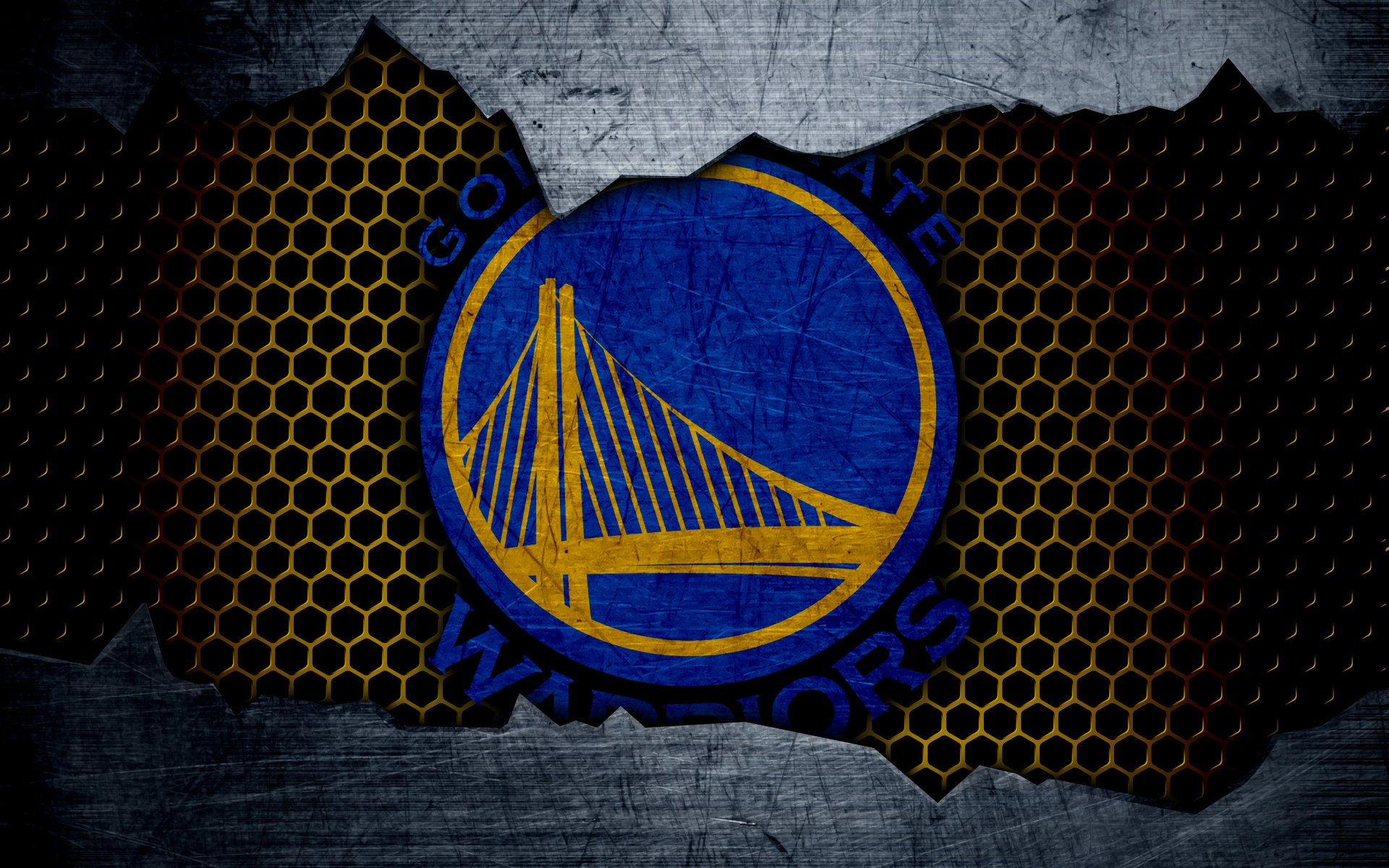 Download Basketball NBA Logo Golden State Warriors Sports 4k Ultra HD Wallpaper