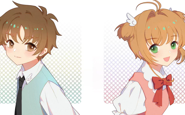 Syaoran Li Sakura Kinomoto Anime Cardcaptor Sakura HD Desktop Wallpaper | Background Image