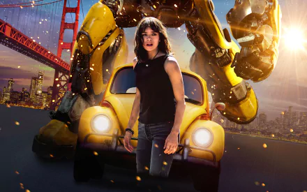 Hailee Steinfeld Bumblebee (Movie) movie Bumblebee (Transformers) HD Desktop Wallpaper | Background Image