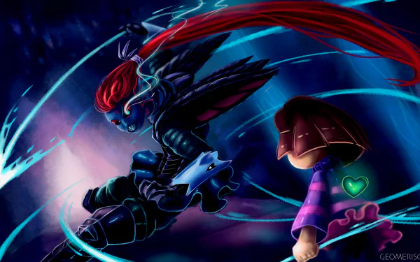  Frisk vs Undyne