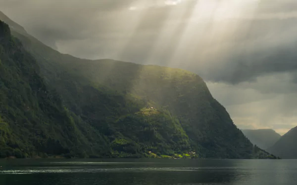 sunshine nature mountain HD Desktop Wallpaper | Background Image