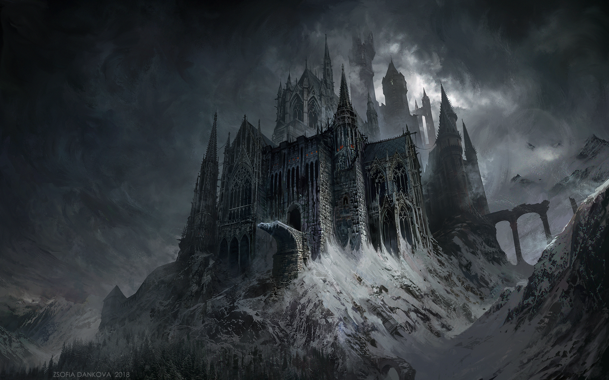 Dark Castle HD Wallpaper | Background Image