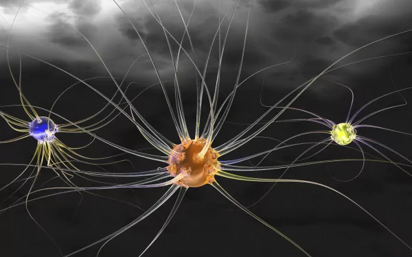 artistic Neuron HD Desktop Wallpaper | Background Image