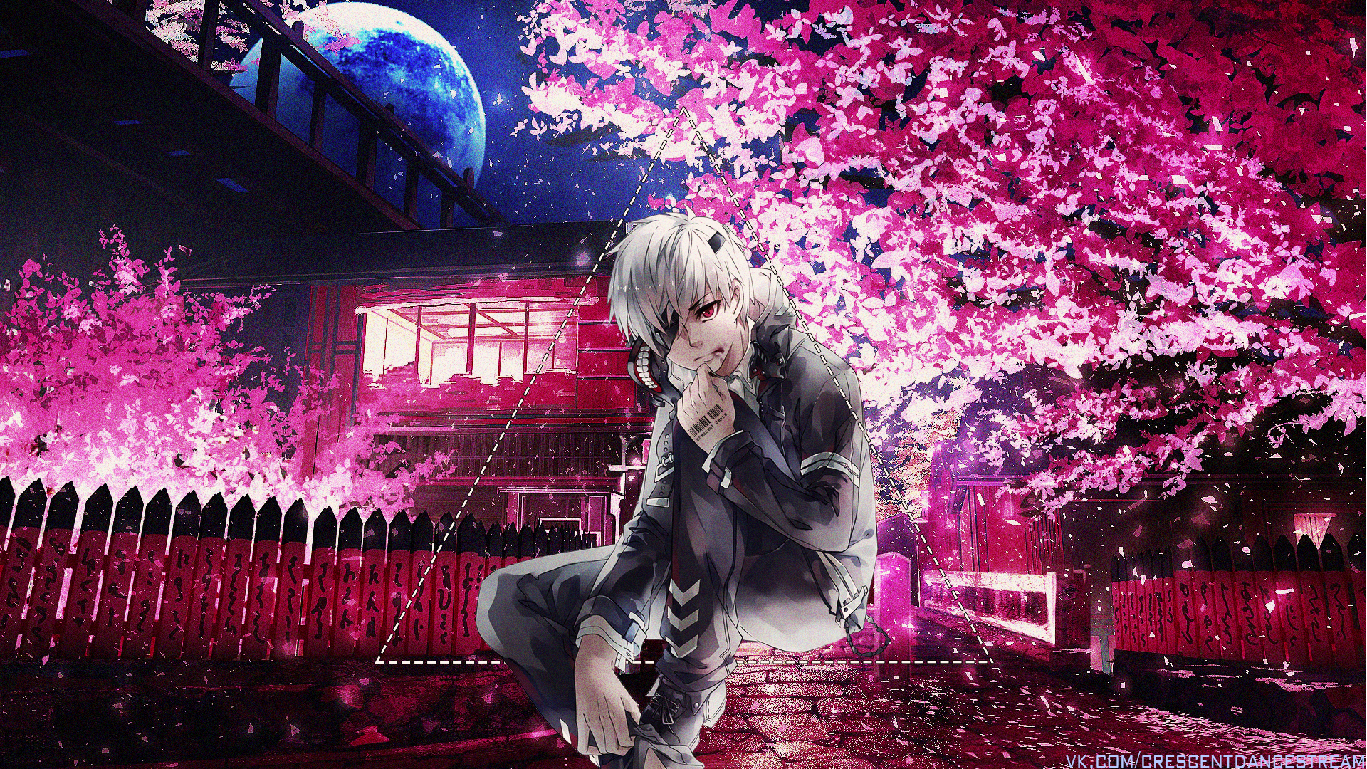 Ken Kaneki On The Rooftop Tokyo Ghoul Live Wallpaper - MoeWalls