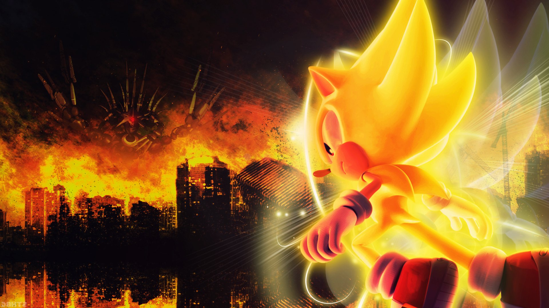 Download Super Sonic Video Game Sonic The Hedgehog  HD Wallpaper