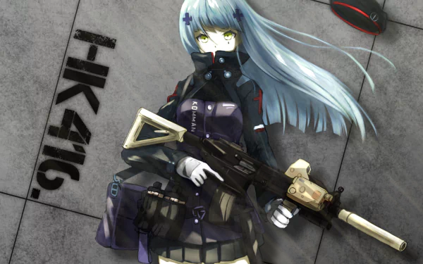 HK416 (Girls Frontline) video game Girls Frontline HD Desktop Wallpaper | Background Image